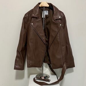 Old Navy Expresso Faux Leather Jacket
